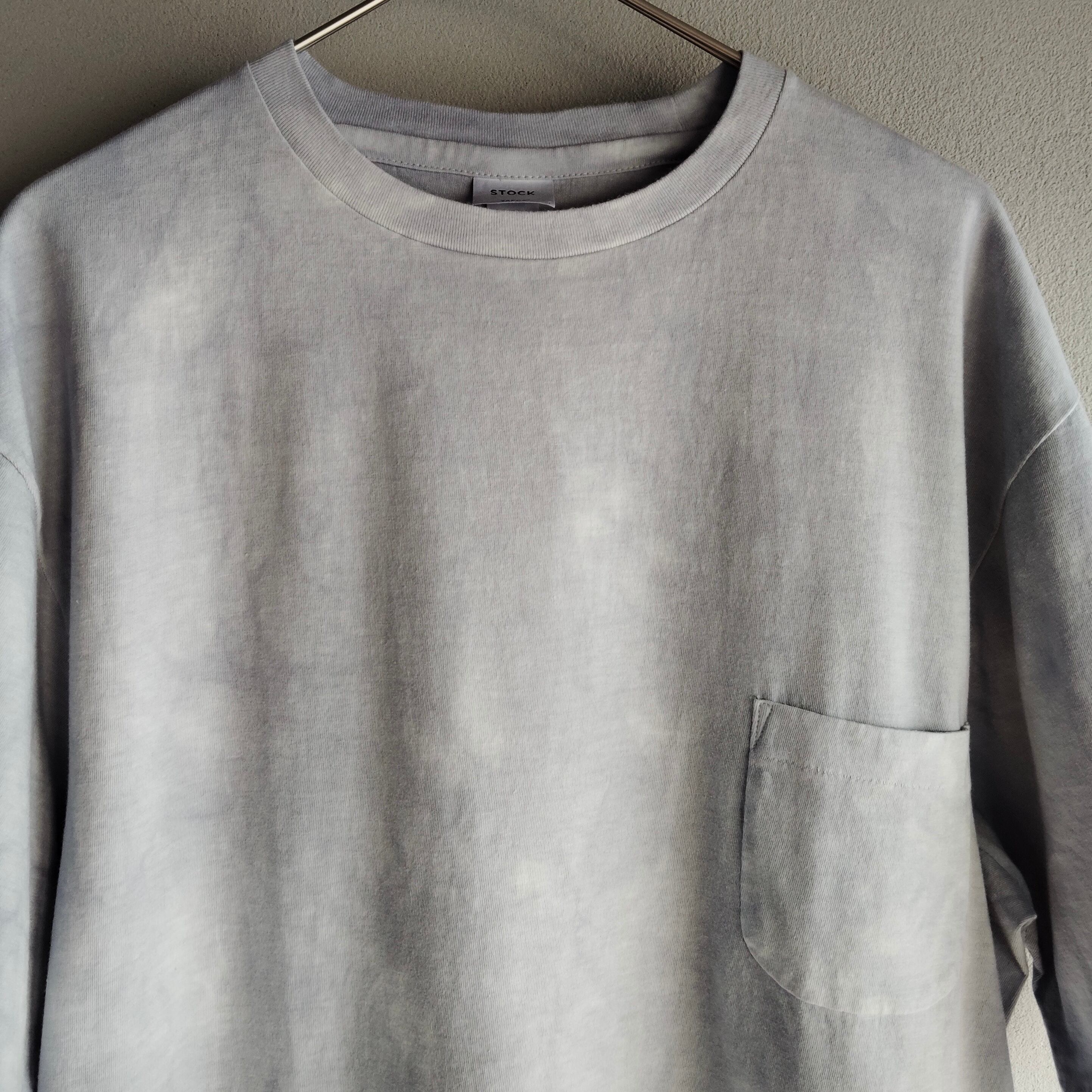 YAECA / ヤエカ LIKE WEAR / ライクウェア #85006 丸胴クルーネックTシャツ 半袖 タイダイ Kusaki Blue(Ladie‘s)