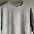 YAECA / ヤエカ LIKE WEAR / ライクウェア #85006 丸胴クルーネックTシャツ 半袖 タイダイ Kusaki Blue(Ladie‘s)