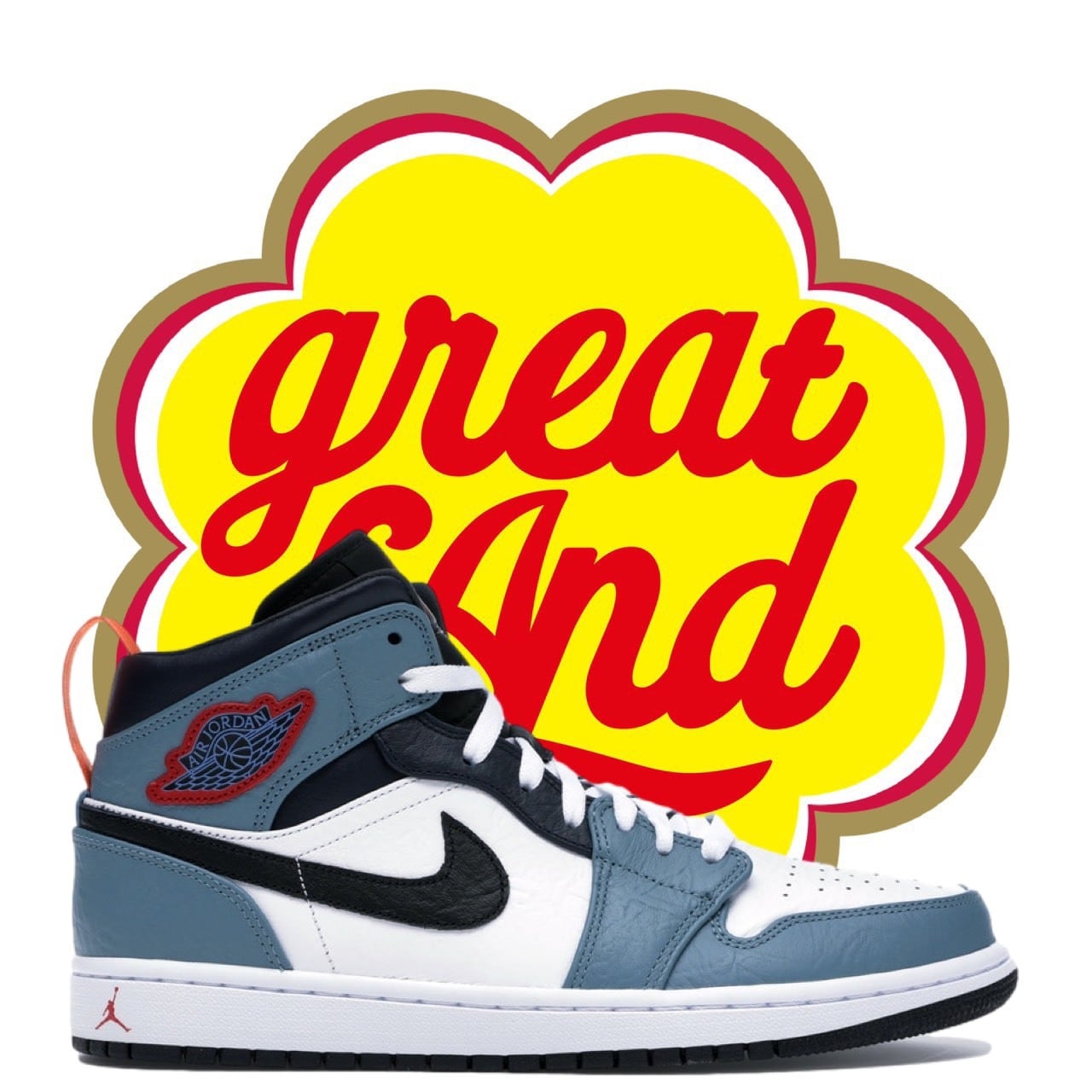 NIKE Air Jordan 1 Mid Fearless Facetasm 26.5cm CU2802-100  