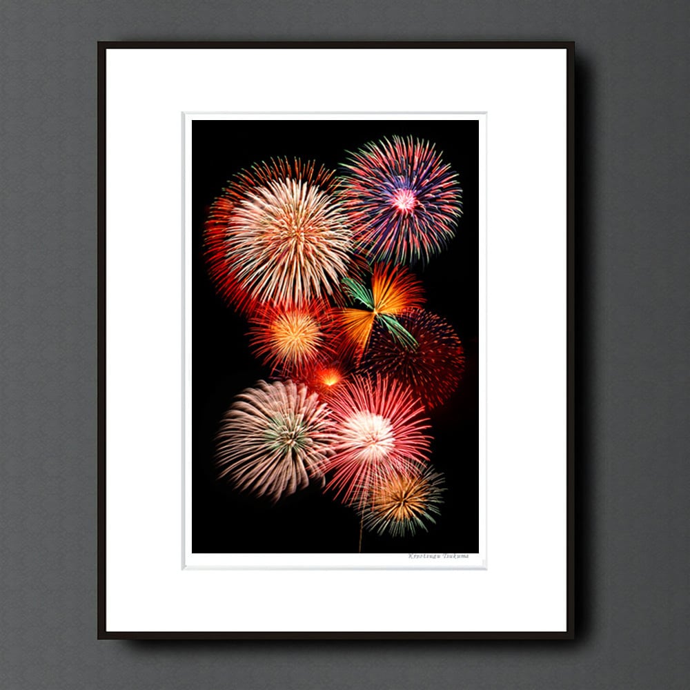 夢花火 #02 ■額縁サイズ(大全紙)726×544mm