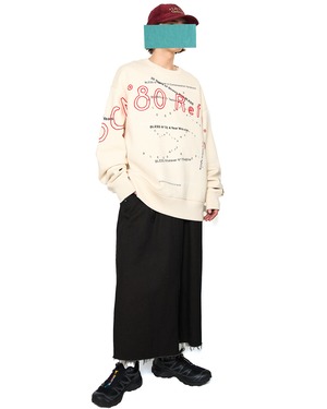 BLESS "Reflexic Multicollection sweater〔ECRU〕"