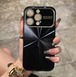 iPhone15カバー iPhone15plus 15pro 15promaxケース カメラ全面保護・強化ガラスケース 衝撃性 シンプル 無地 大人かわいい ハードケース アイフォンカバー 黒 お洒落 大人気♡