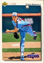 MLBカード 92UPPERDECK Chris Nabholz #579 EXPOS