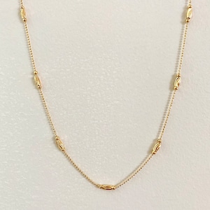 【GF1-150】16inch gold filled chain necklace