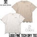 半袖Tシャツ ポケット付き速乾Tシャツ THE ROARK REVIVAL ロアークリバイバル LOGO FINE TECH DRY TEE RTJF900BEIL