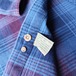 ST JHON'S BAY　セントジョンズベイ オンブレチェックシャツ　ボタンダウン　長袖　ブルー×レッド　メンズ 商品写真12