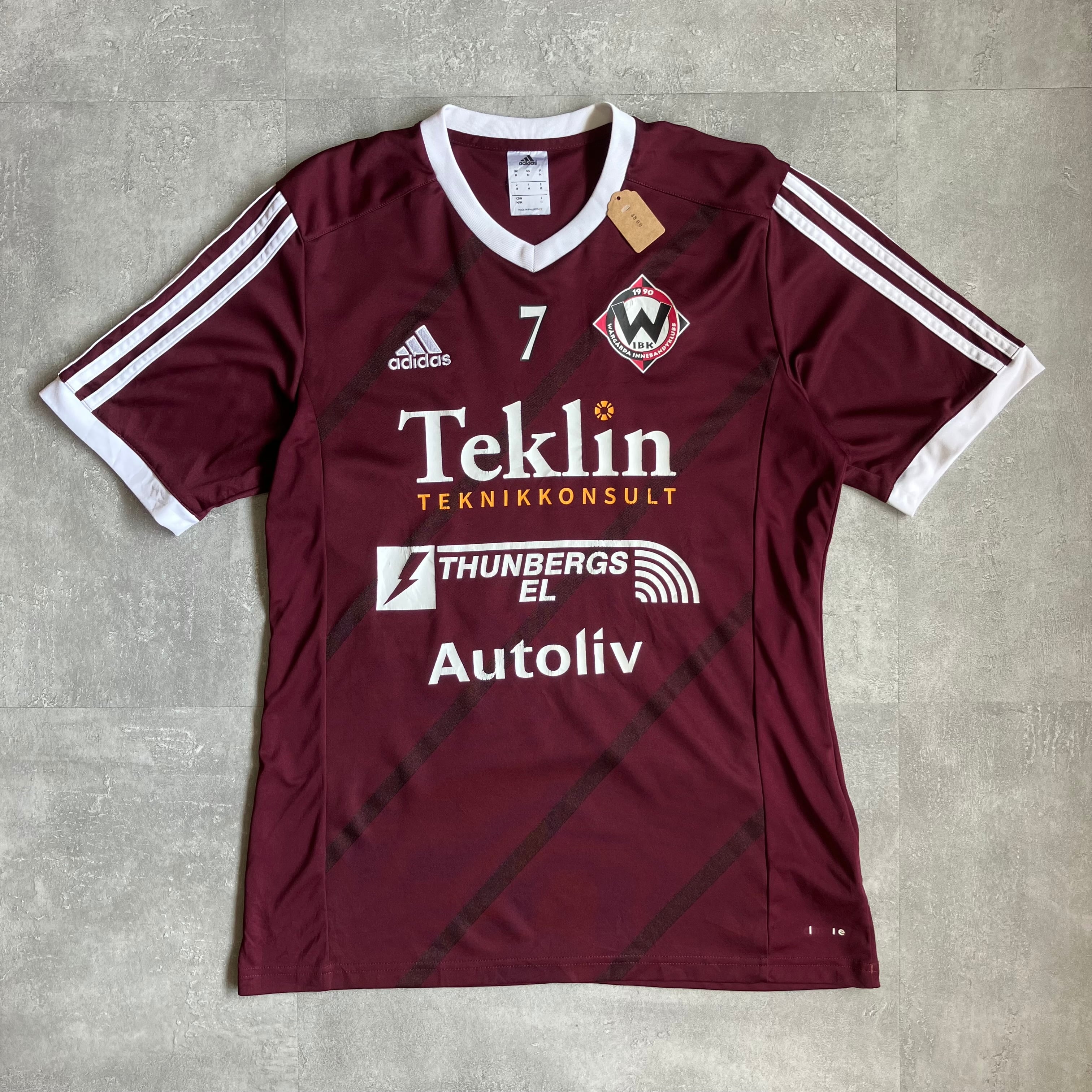 《M size》adidas アディダス サッカーシャツ プリント No.3500