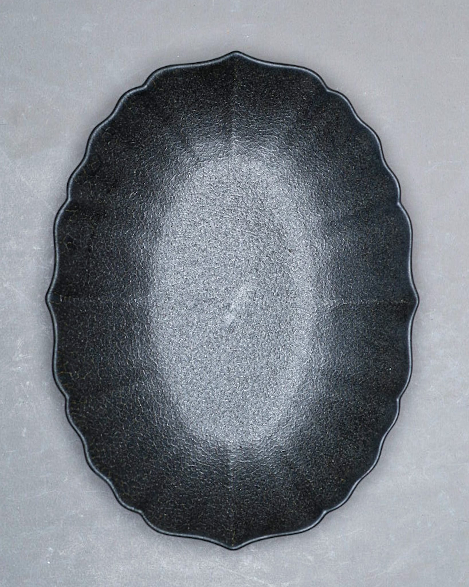 G-E-N lotus oval plate L -kawa-