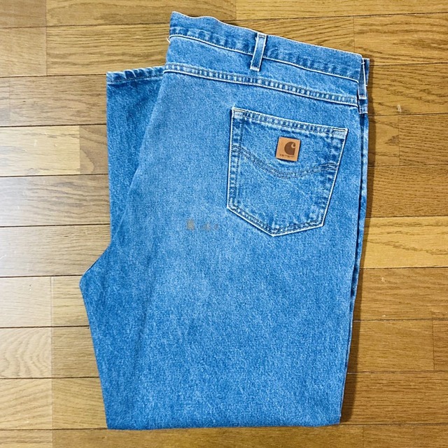 5983  carhartt カーハート リラックスフィットデニム ワイドパンツ W46 5101