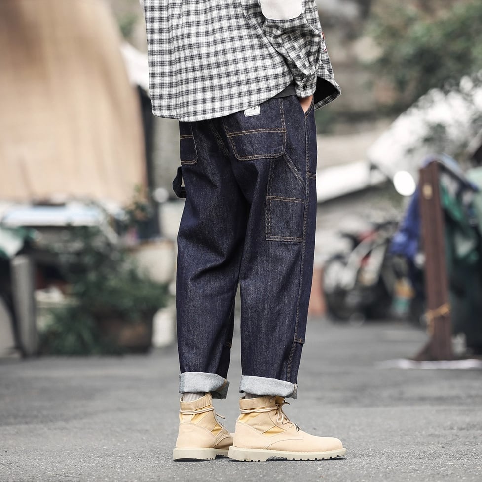 ルーズフィット ワークデニムパンツ G00073