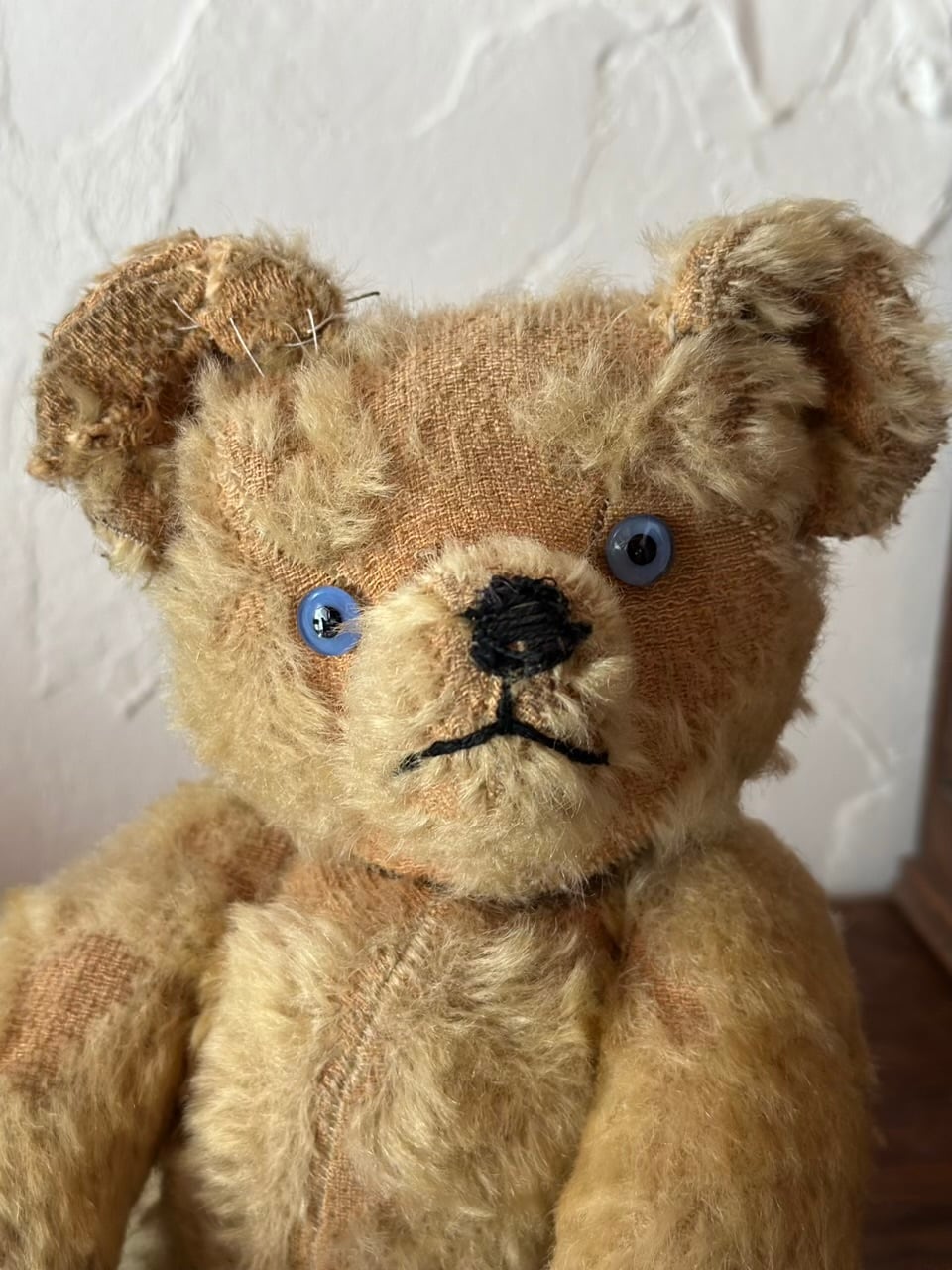 ブルーアイのベア 青い瞳 くまのぬいぐるみ | Brocante de La Cocotte