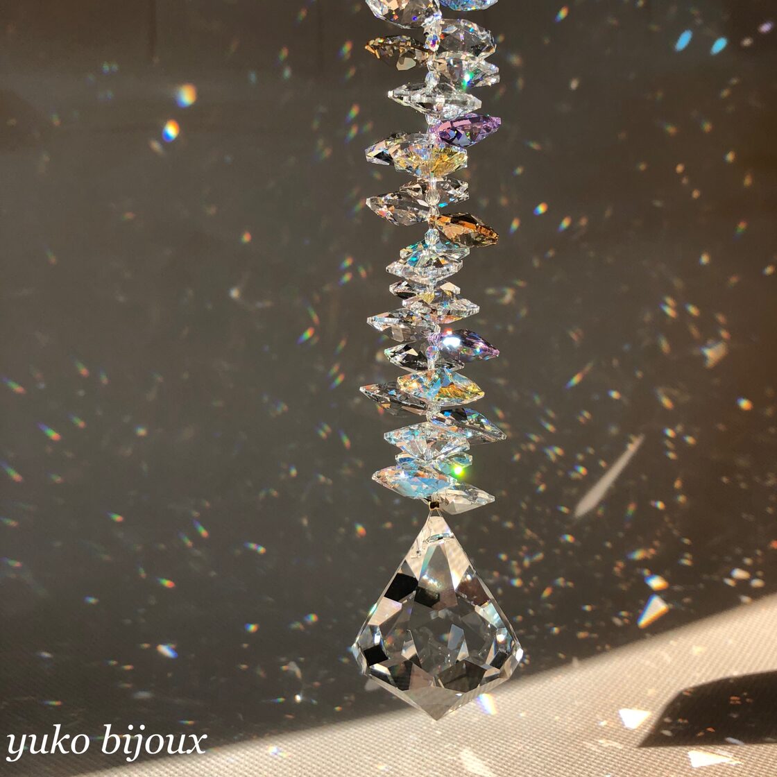 H様☆。.:＊・゜ハンドメイドスワロフスキーサンキャッチャー 割ろ 