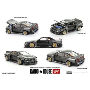 KAIDO HOUSE × MINI GT 1/64 Nissan スカイライン GT-R R34 Kaido Works GReddy V2(右ハンドル) KHMG222
