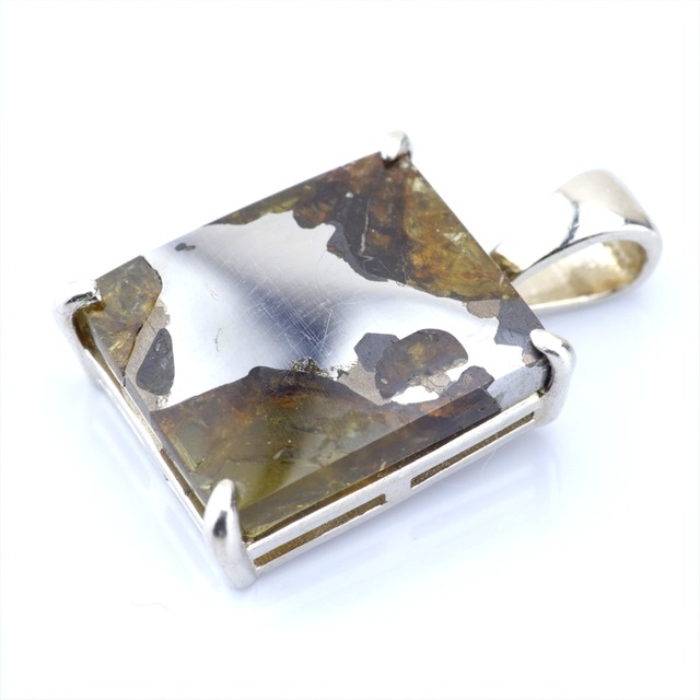 イミラック 隕石 2.0g パラサイト ネックレス ペンダント トップ メテオライト SV925 P2602