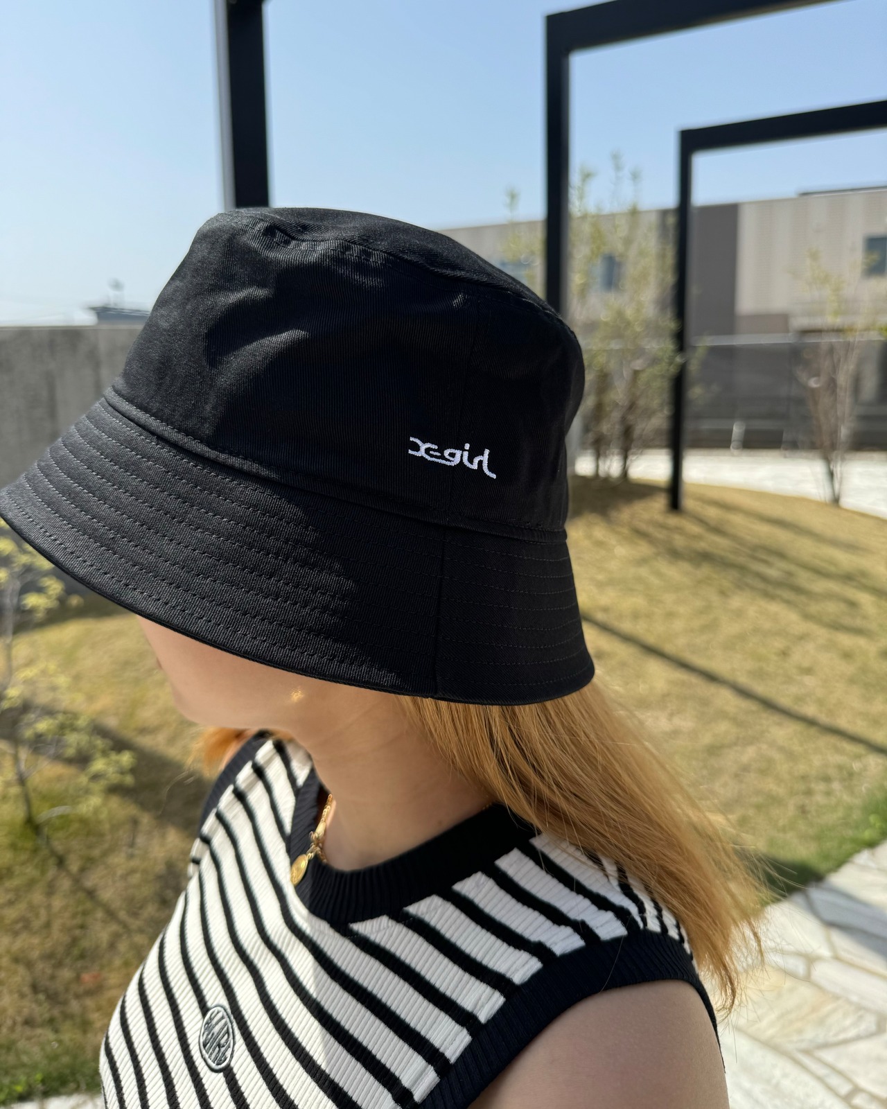 【X-girl】BASIC BUCKET HAT 【エックスガール】