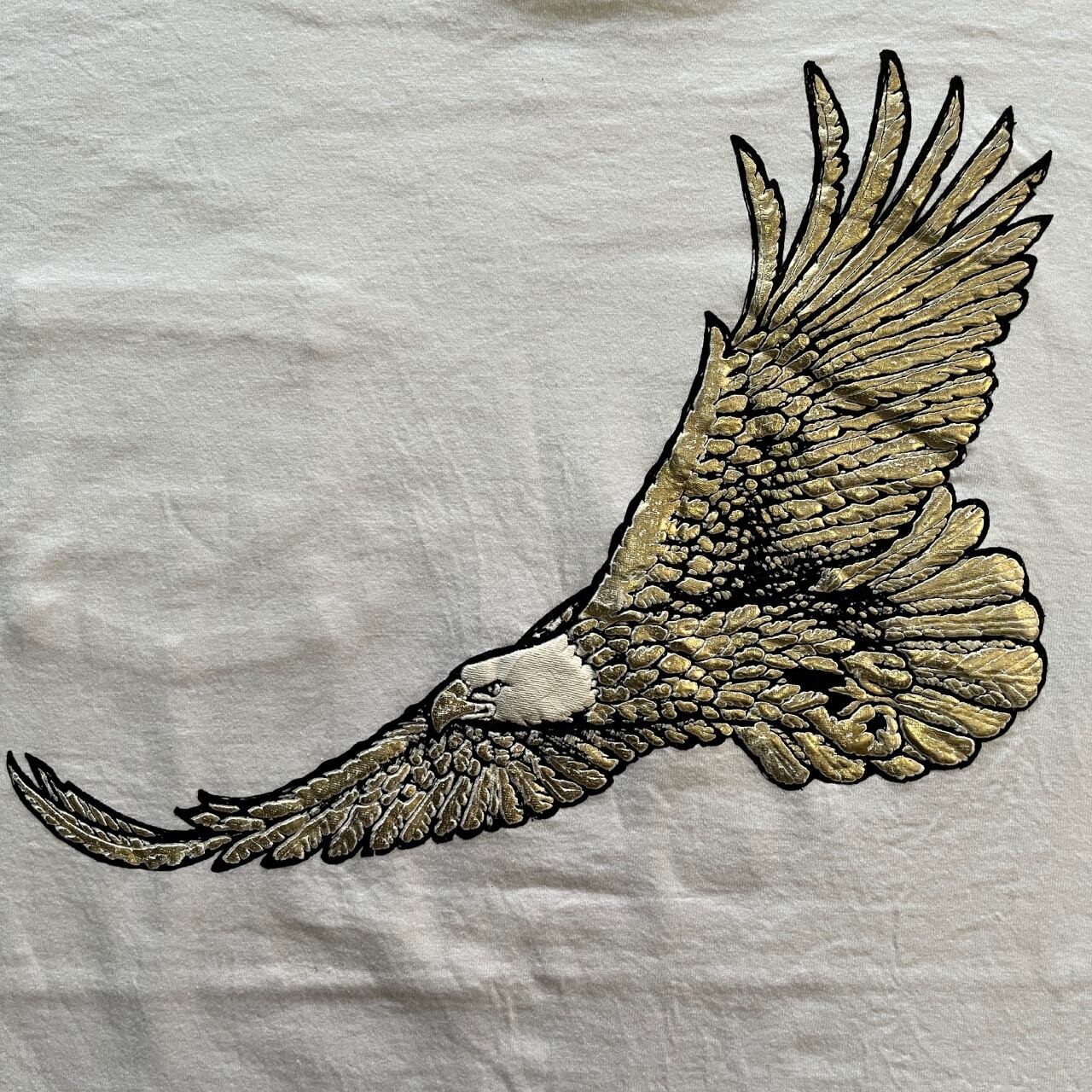 激レア Winston 企業 タバコ 90s ビンテージ イーグル 鷹 Winston 90s Eagle 3D Print Pocket Tee | Vintage High Line