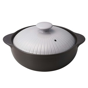 【新着特価】三陶(Santo) サーマテック IH・直火両用 土鍋 一人用 6.5号 1100ml 電子レンジ オーブン 直火 IH対応 ライトグレー 18435