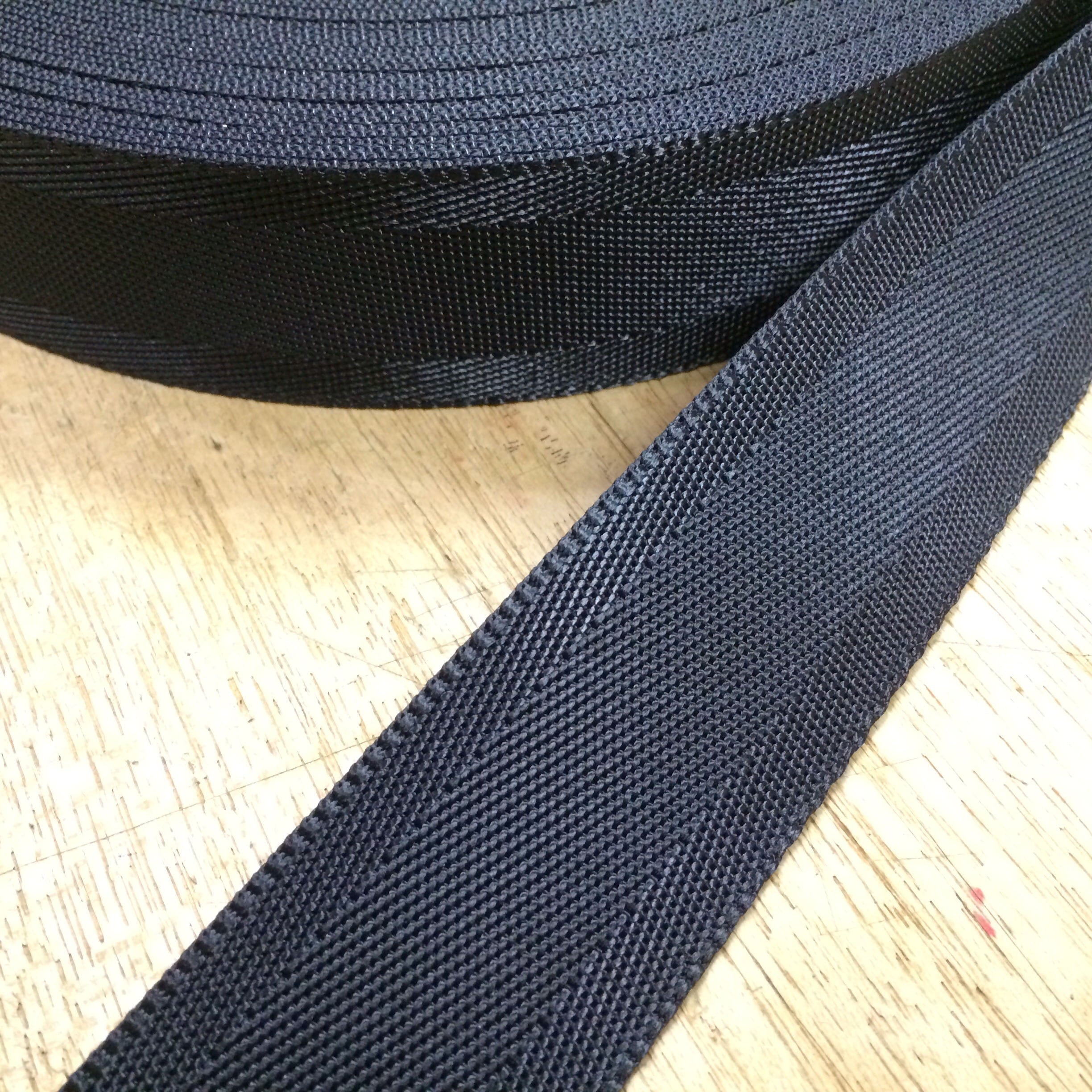 ナイロン ベルト シート織 50mm幅 1.3mm厚 5m 黒 | トーキョービニール