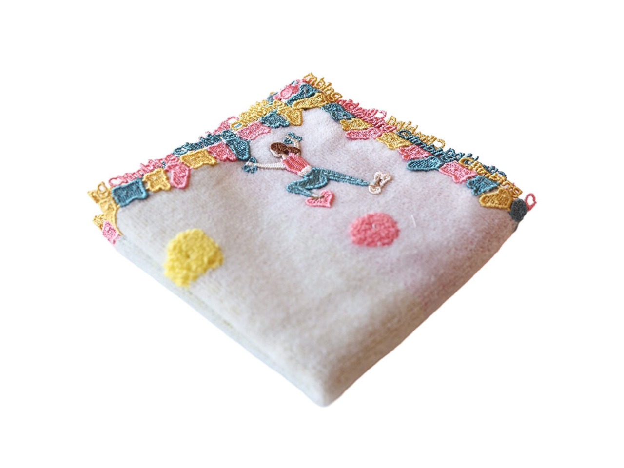 【近沢レース】シーズンタオルハンカチ「ボルダリング」