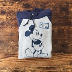 Deadstock "Walt Disney Production" Mickey Mouse Hoodie Sweatshirt/XL