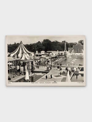 古い絵葉書(フェスティバル トレジャー ガーデン)|Vintage Postcards from Europe