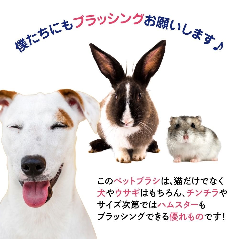 ペット用コーム　犬　猫　ウサギ　可愛い　シンプル　人気　ブラシ