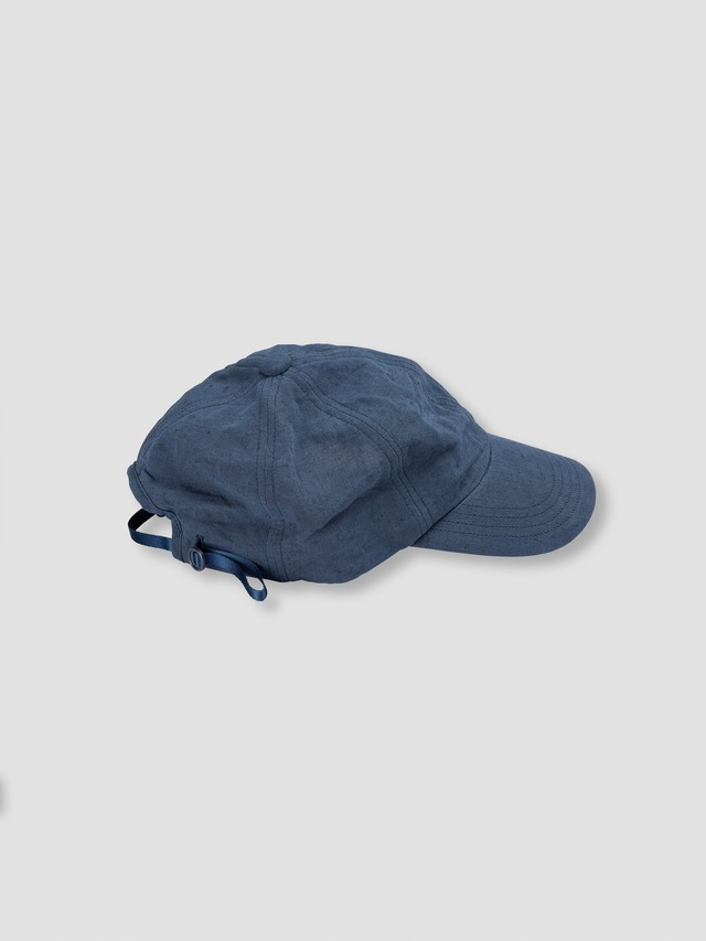 MAN-TLE　SHALLOW SIX-PANEL CAP　BLUE METAL　R16C1