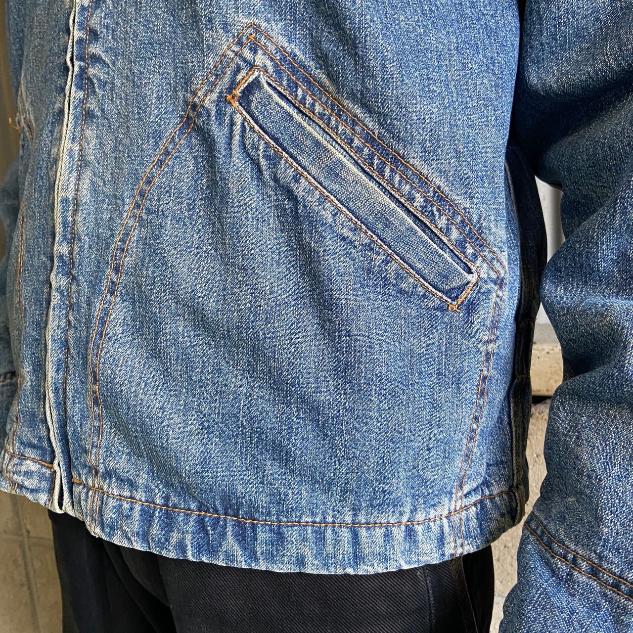 90年代 OLD GAP オールドギャップ 91-Bタイプ チェックライナー デニム 