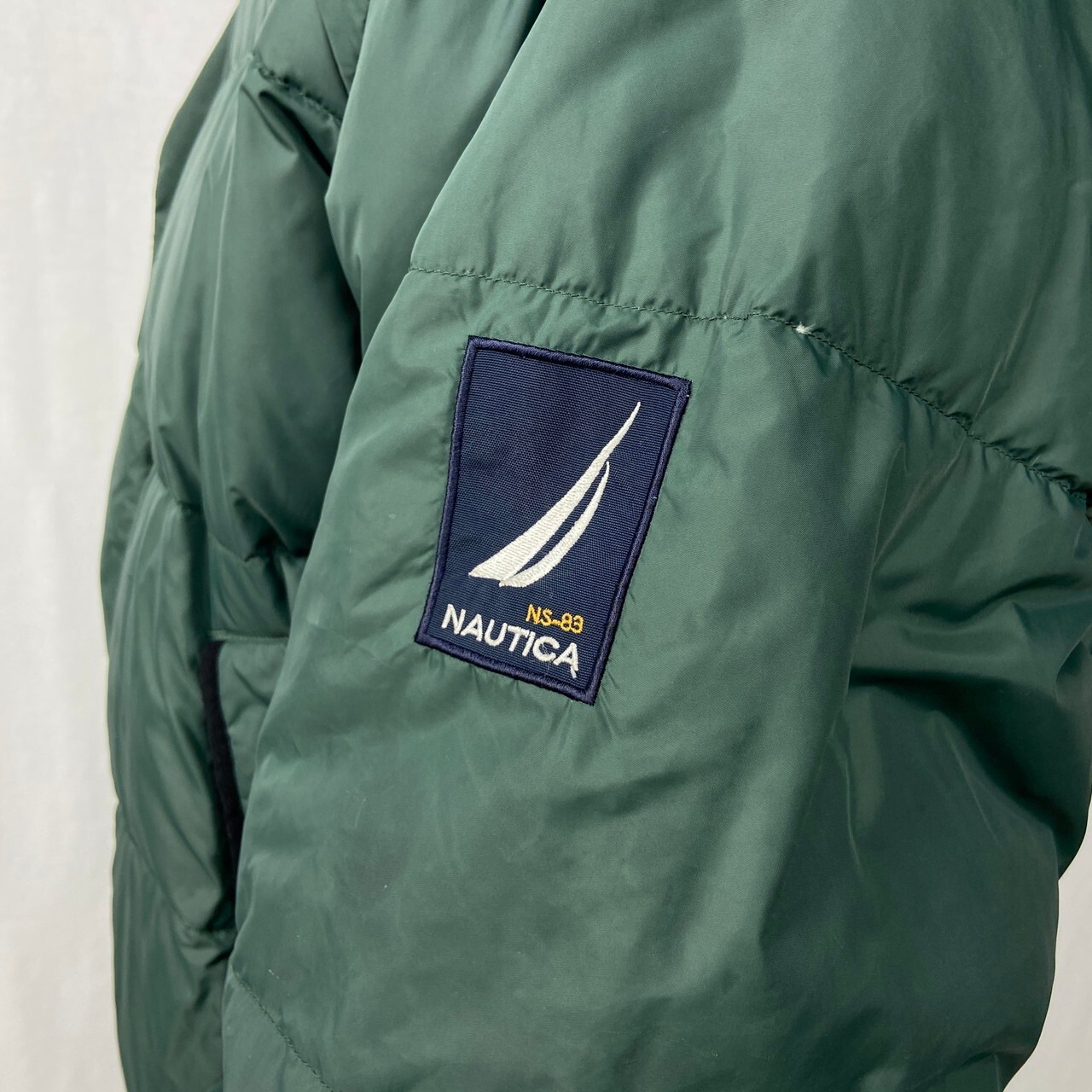 NAUTICA ノーティカ リバーシブル ダウンジャケット メンズXL 古着  