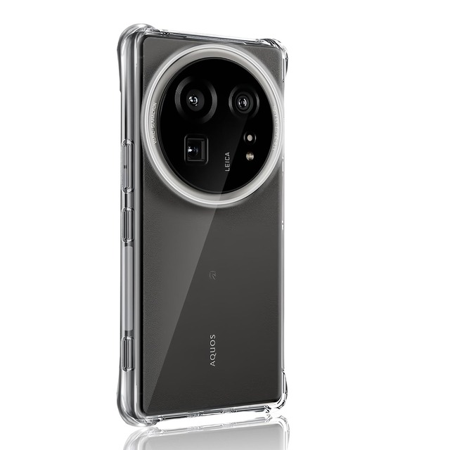 AQUOS R9 Pro ケースクリア TPU 薄型 軽量 アクオス R9 プロ カバー 全透明 黄変防止 レンズ保護 指紋防止 ストラップホール付き 防塵 一体型 ワイヤレス充電対応 人気 携帯カバー