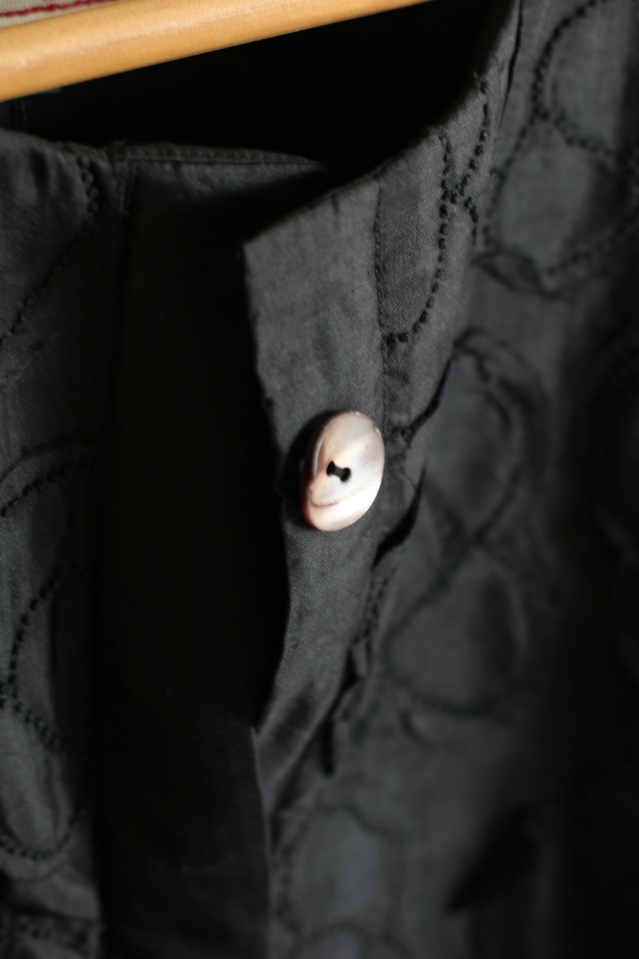 【BUNON】Khadi Silk Flower Quilting Blouson(BN2651)