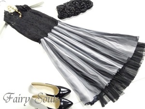 ★Ｍ☆フラワ－レ－ス＆グラデ－ションワンピ(OPN6766)