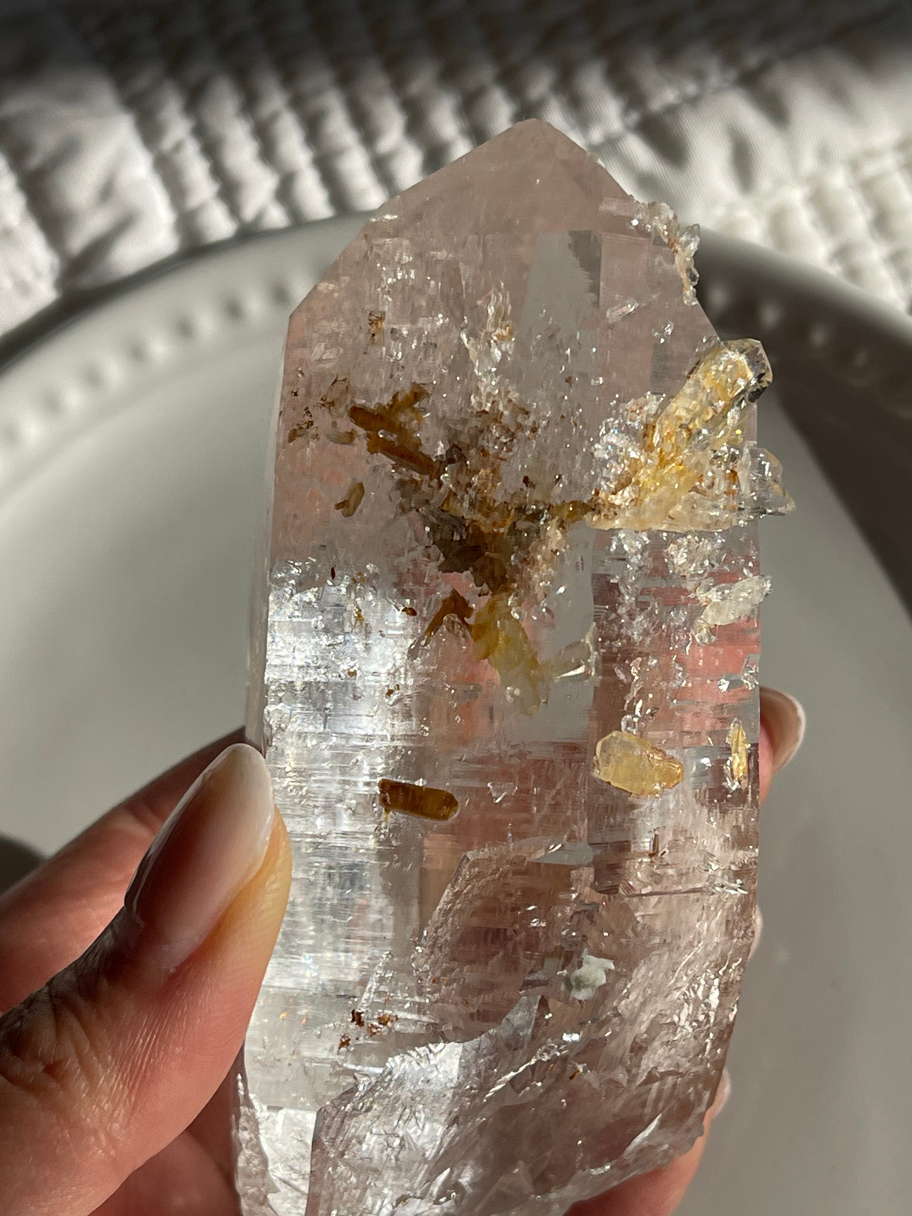 コロンビア　コスケス鉱山水入りレムリアンシード(タイムリンク,DT,セルフフィード,リモナイト)