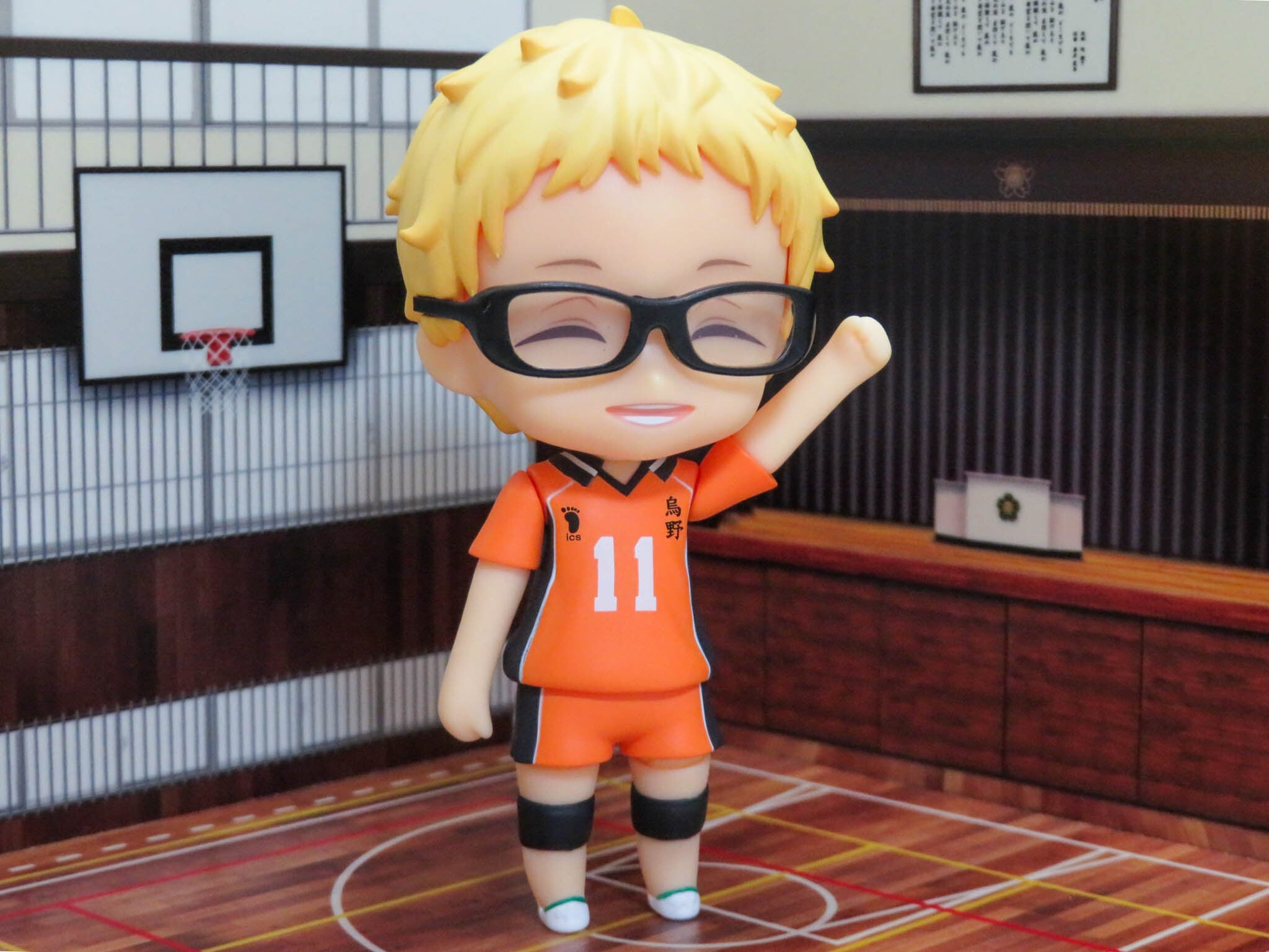 再入荷【2817】 月島蛍 新生烏野Ver. 顔パーツ 笑顔 ねんどろいど