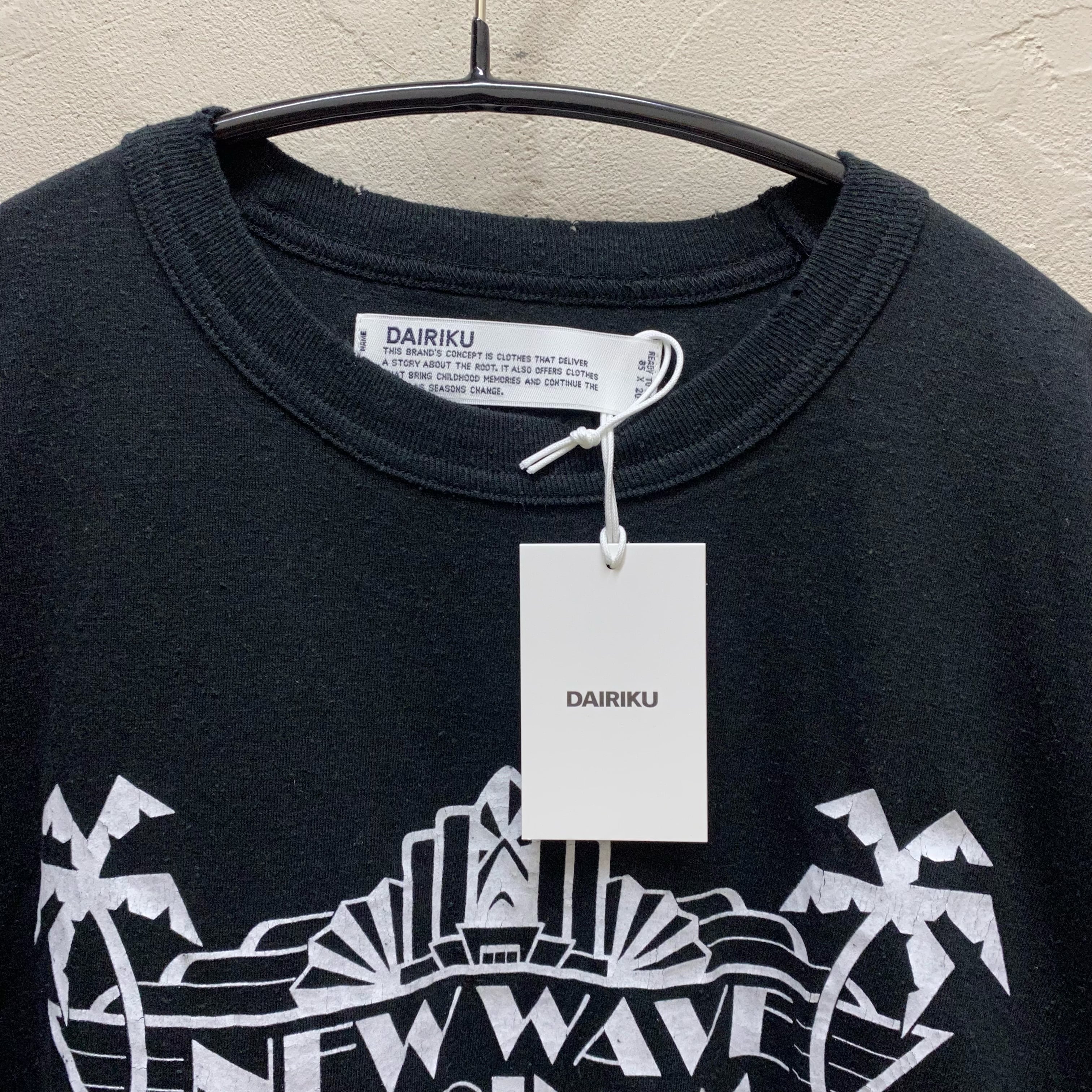 DAIRIKU ダイリク 23SS New Trim Tee Black 半袖Tシャツ ブラック 