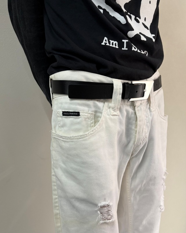 【DOLCE&GABBANA】Destroyed Straight Denim Pants
