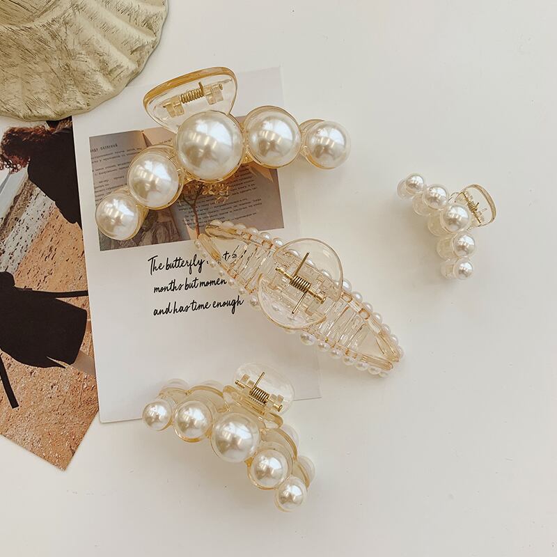 パールヘアピン サイドバック 真珠 ブラック・アイド・ピーズ56331828185