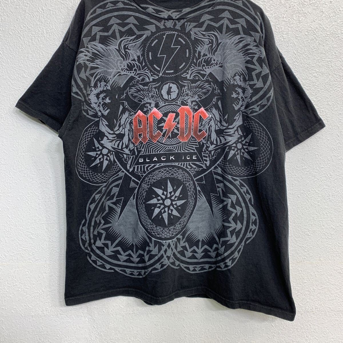 半袖 プリント Tシャツ XLサイズくらい ビッグサイズ ブラック 古着卸