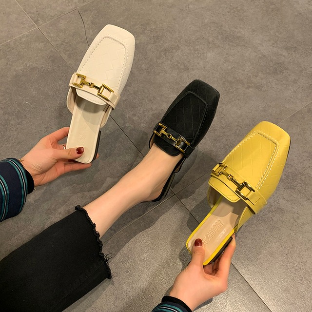 ミュールスプリングレッド 靴 シューズ 春物 スクウェア 部族の婦人靴55410413768