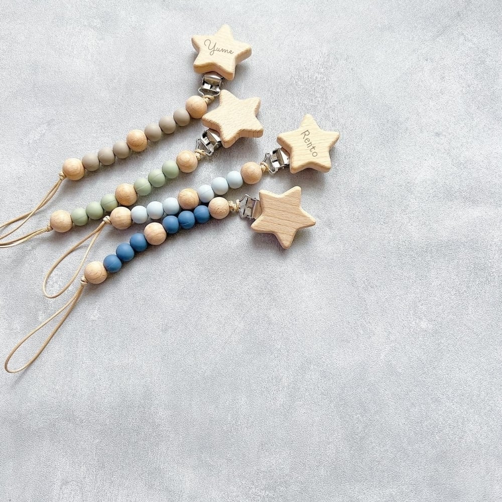 名入れ ホシノトイホルダー おしゃぶりホルダー トイホルダー