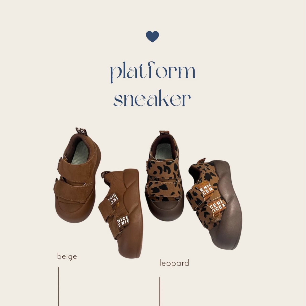 【即納】プラットフォームスニーカー