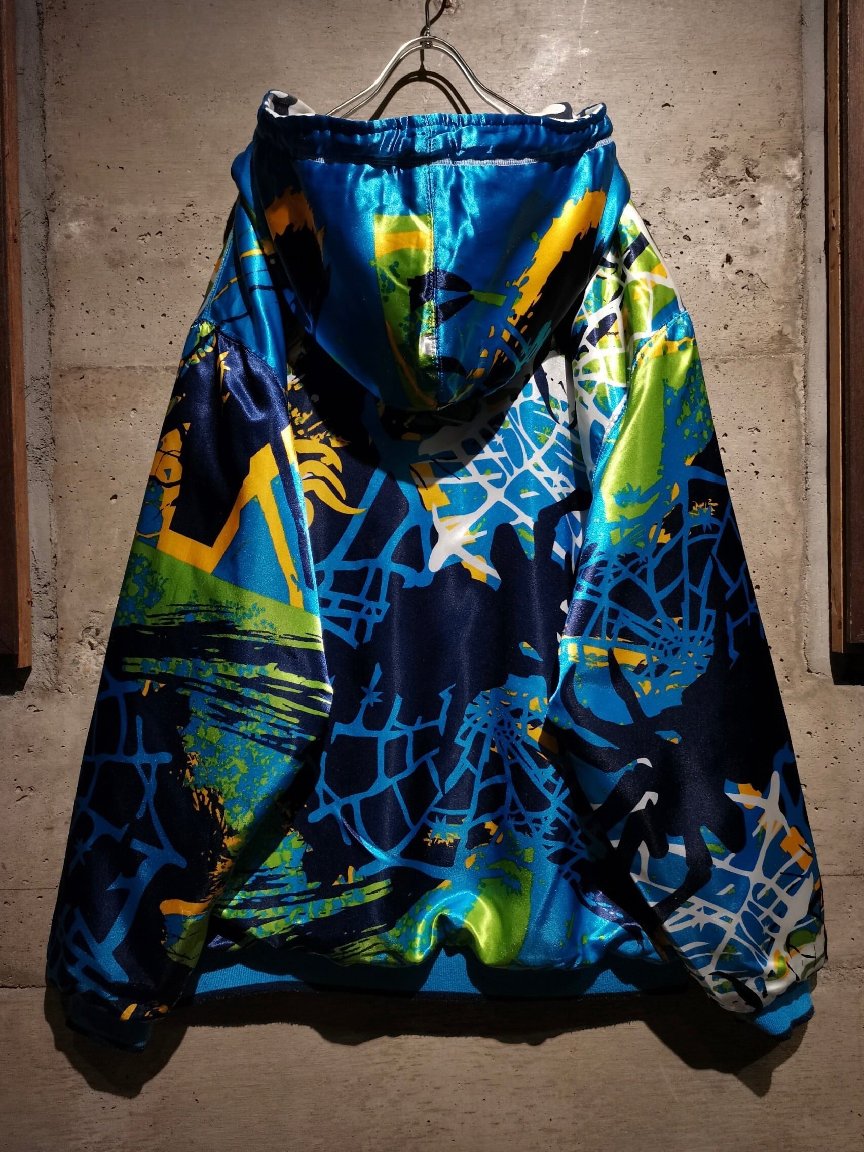 Caka】“PEPE JEANS” Reversible Spider Pattern Vintage Loose Zipup