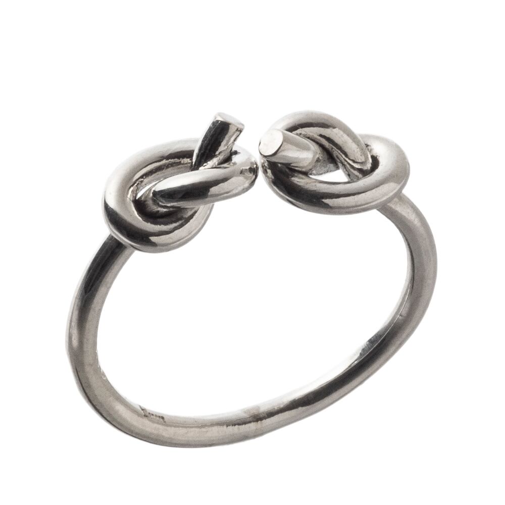 ELR0043 ノットフォークシルバーリング Silver jewelry | PAY ID