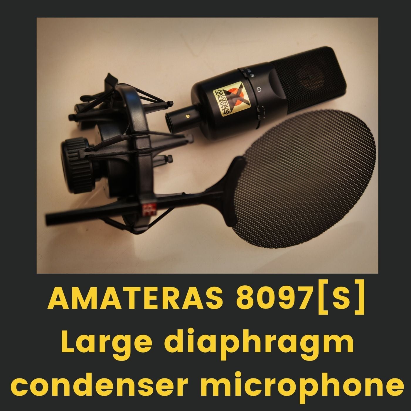 AMATERAS 8097[S] Large diaphragm condenser microphone | AMATERASHOP