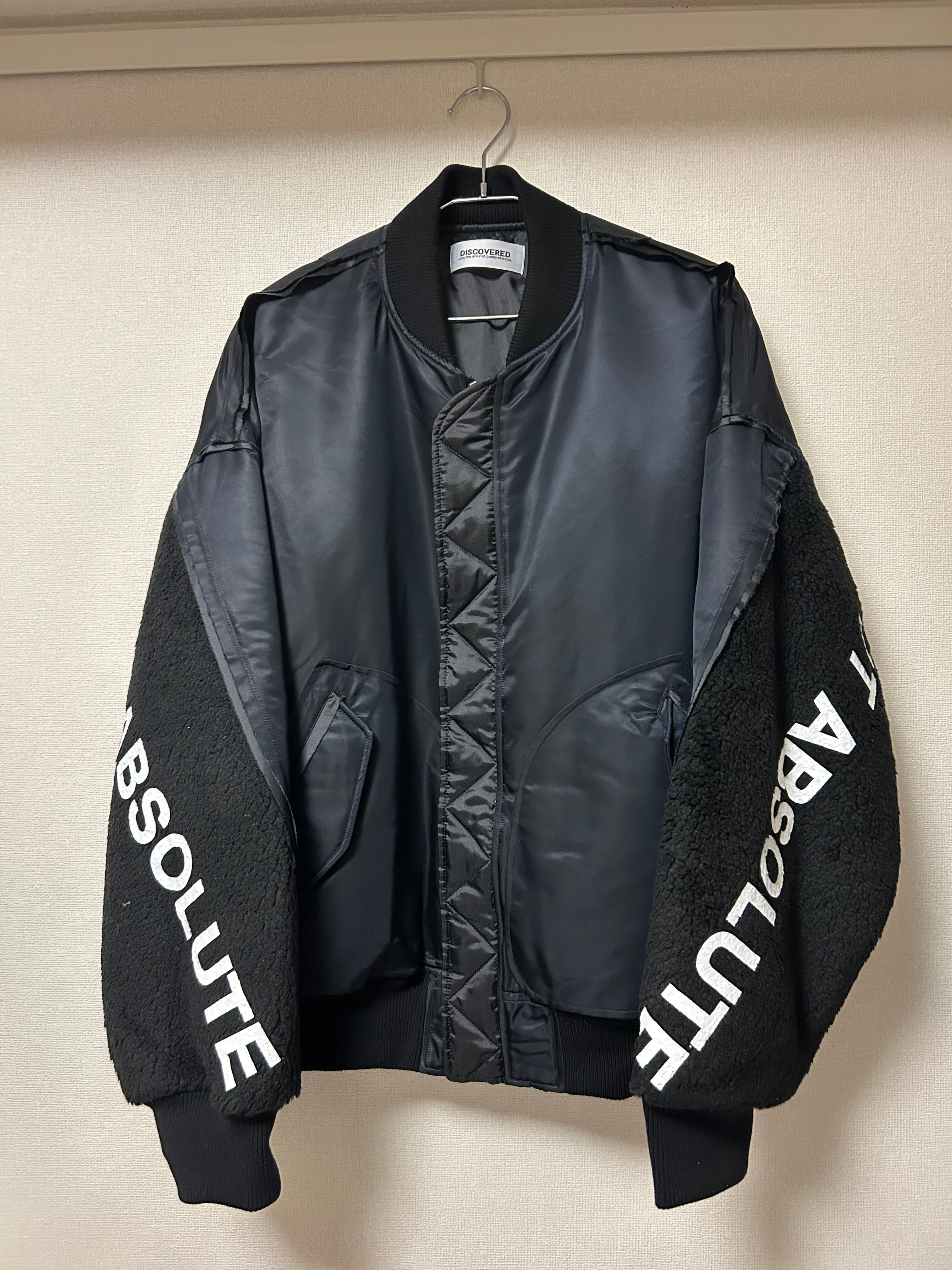 【 DISCOVERED ディスカバード】BOA SLEEVE MA-1 BLACK