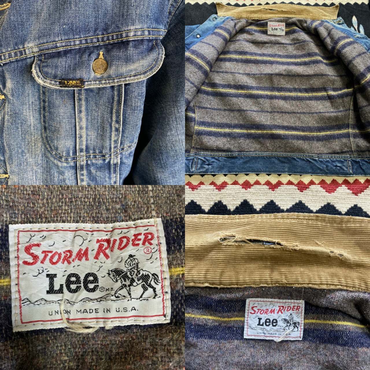 70年代 ビンテージ Lee リー 101-LJ STORM RIDER ストームライダー 