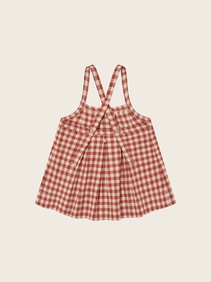 ORGANIC ZOO　Paprika Gingham Tribe Skirt