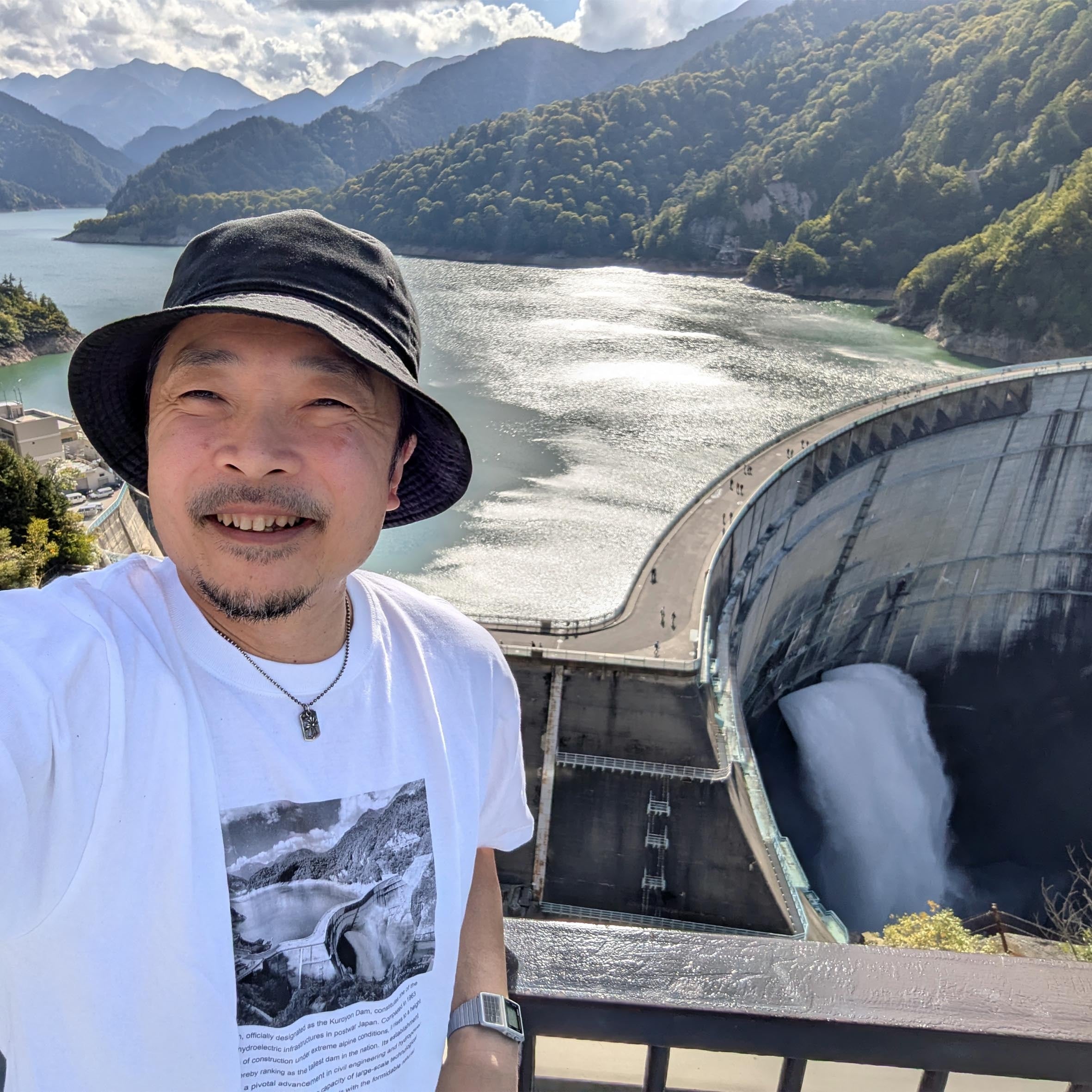 【富山百景シリーズ】黒部ダム Tシャツ【立山町】