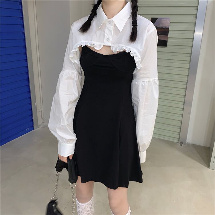 307 レディース 可愛い シャツ レイヤード キャミソール ワンピース P0f3j4 Lachouette 307 レディース 可愛い シャツ レイヤード キャミソール ワンピース P0f3j4 Lachouette