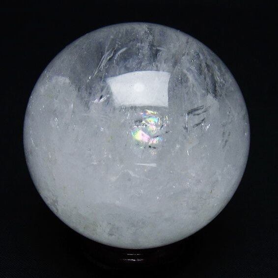 水晶 丸玉 61mm スフィア 置物 水晶玉 一点物 151-8848